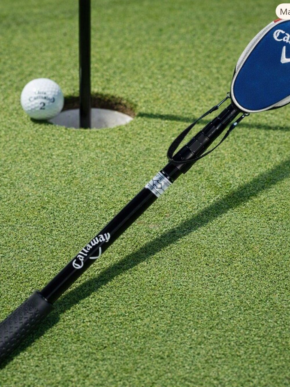 Callaway Pocket 6’ Golf Ball Retriever • Blue Zip Cover • Telescopic • NWT